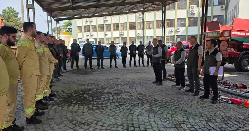 Zonguldak’ta orman yangınına karşı işbaşı eğitimleri sürüyor