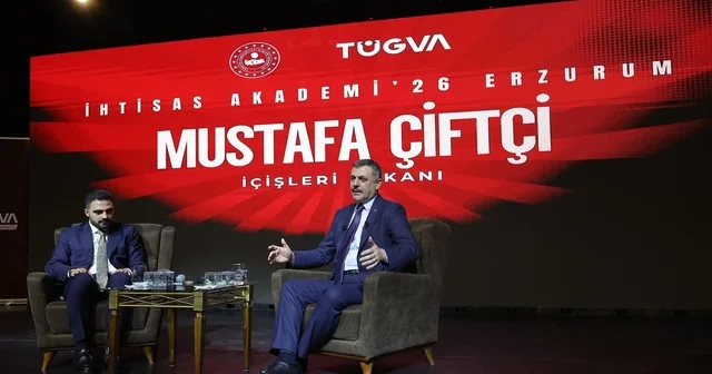 Bakan Çiftçi, Erzurum da TÜGVA nın İhtisas Akademi Programı na katıldı Erzurum Haberleri
