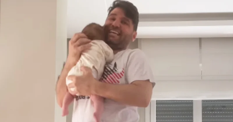 Ceyhun Fersoy dan kızı Karya ile eğlenceli dansını paylaştı: Benim kız 9/8 lik hastası Magazin haberleri