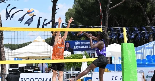 Plaj voleybolunun kalbi Aydın Tekstil Park ta atıyor Aydın Haberleri