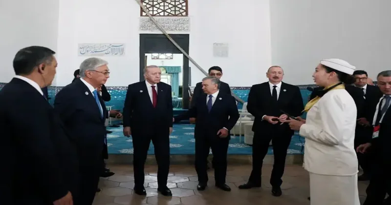 Türk Devletleri Teşkilatı liderlerinden samimi kareler