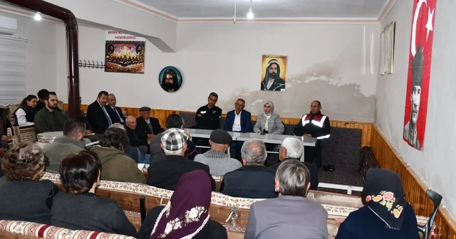 Gümüşhacıköy Kaymakamı Büşra Güneş in köy ziyaretleri sürüyor Amasya Haberleri