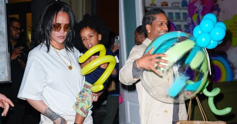 Rihanna ve ASAP Rocky, oğlulları RZA nın yaş gününü kutladı