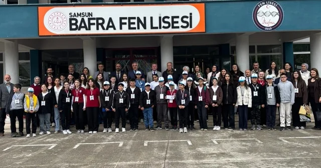 Bafra da ortaokul öğrencileri arasında bilimsel proje yarışması düzenlendi Samsun Haberleri
