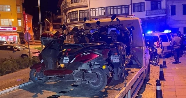 Akşehir de motosikletlere sıkı denetim Konya Haberleri