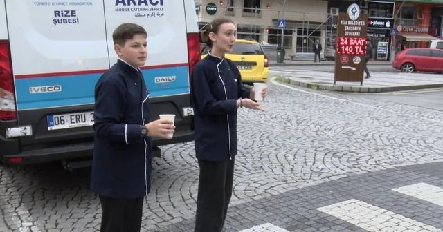 Geleceğin şeflerinden gönülleri ısıtan ikram Rize Haberleri