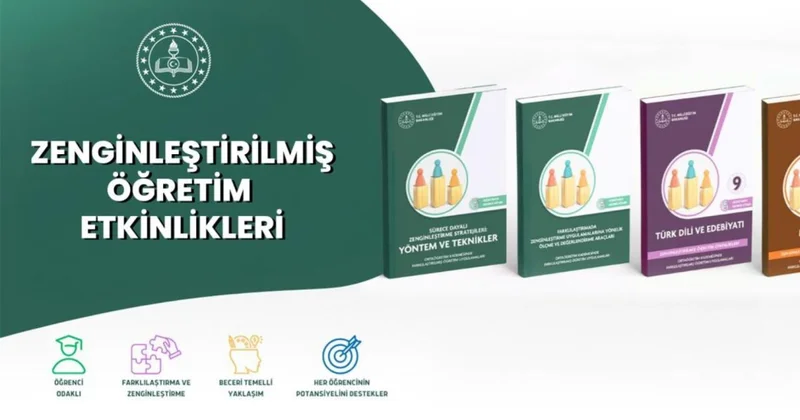MEB in Zenginleştirilmiş Öğretim Etkinlikleri Kitapları yayımlandı