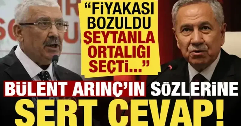 MHP li Semih Yalçın dan Bülent Arınç a sert cevap: Şeytanla ortaklığı seçti...