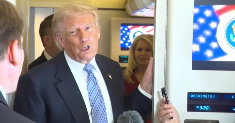 Bunun hakkında konuşamam dedi: Gazetecilerden Trump ı terleten Çin sorusu Sözcü Gazetesi