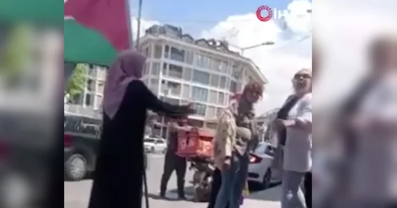 Üsküdar da fast food zinciri protestosunda gerginlik