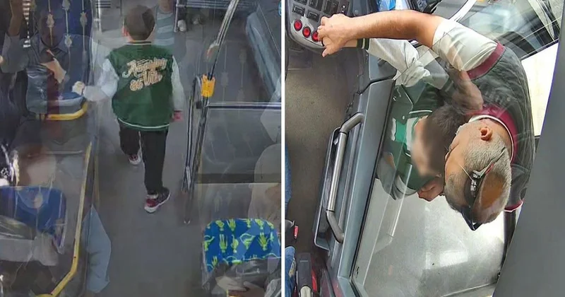 İstanbul da kaybolarak otobüse binen çocuk İETT şoförü sayesinde ailesine kavuştu