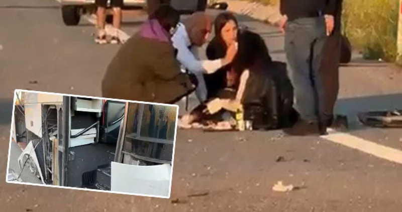 SON DAKİKA: İddia: Otobüs şoförü uyudu... Kapı koptu muavin uçtu Bursa haberleri Son dakika haberleri