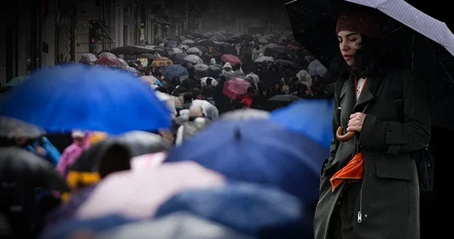 Kuvvetli yağışlar başlıyor: Sağanak ve fırtına geliyor Meteoroloji saat vererek uyardı: Sıcaklıklar batıda artıyor, doğuda düşüyor!