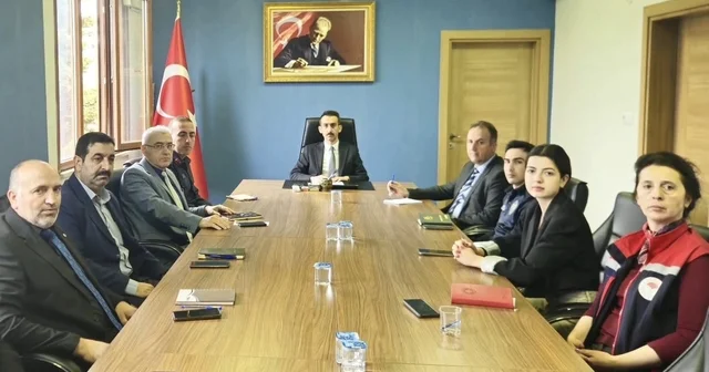 Saraydüzü nde Afet ve Acil Durum Koordinasyon Kurulu Toplantısı yapıldı Sinop Haberleri