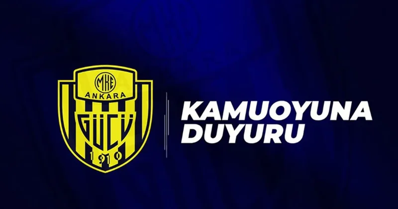 Ankaragücü nden transfer yasağı açıklaması!