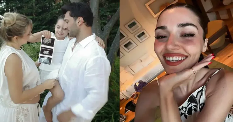 Hande Erçel ikinci kez teyze oluyor! Ablası Gamze Erçel den müjdeli haber