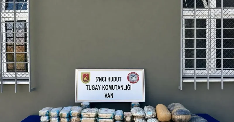 MSB: Van hudut hattında 44 kilo uyuşturucu ele geçirildi