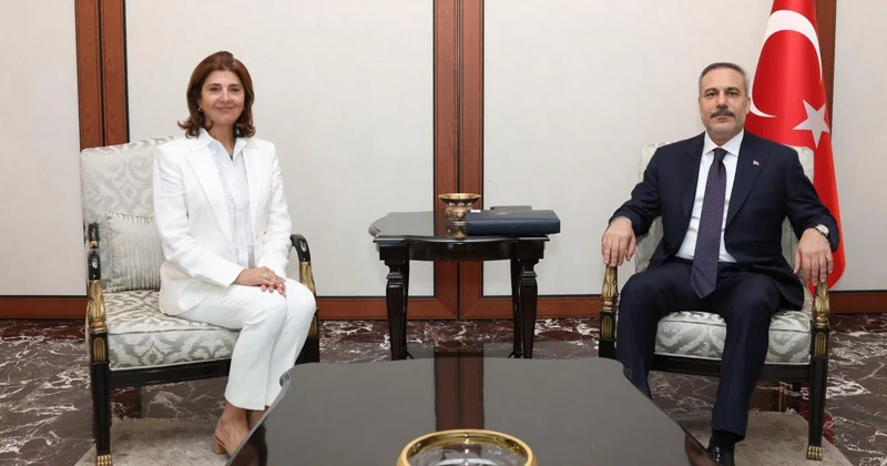 Dışişleri Bakanı Fidan, Maria Angela Holguin Cuellar ı kabul etti