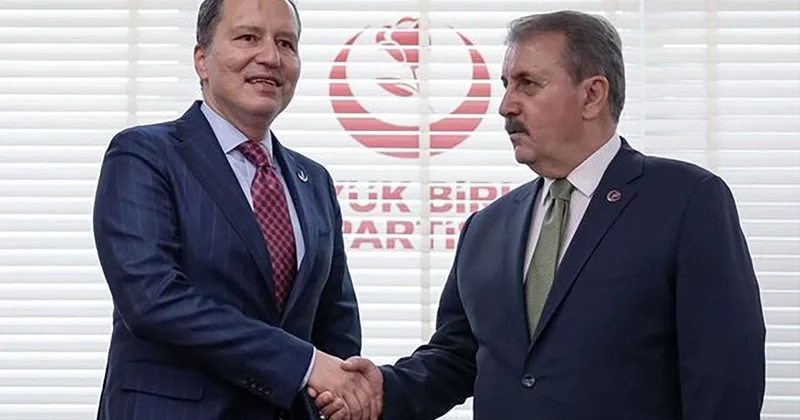 Erbakan dan Destici ye taziye ve hayırlı olsun ziyareti