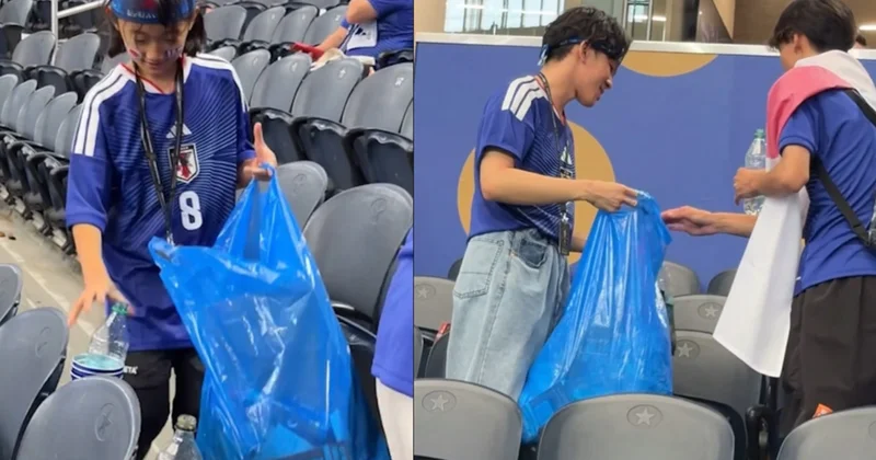 Japon taraftarlar, maç sonu hareketleri ile Dünya Kupası na damga vurdu Sözcü Gazetesi