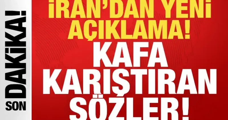 İran dan son dakika ABD açıklaması: Kafa karıştıran sözler!