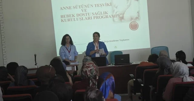 Elazığ da anne sütünün teşviki programı Elazığ Haberleri