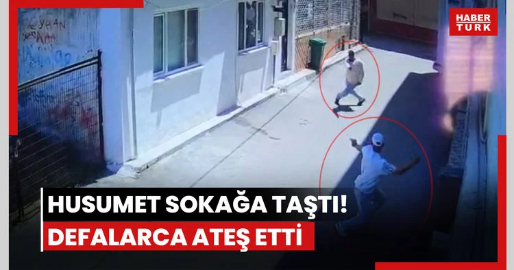Husumet sokağa taştı! Defalarca ateş etti