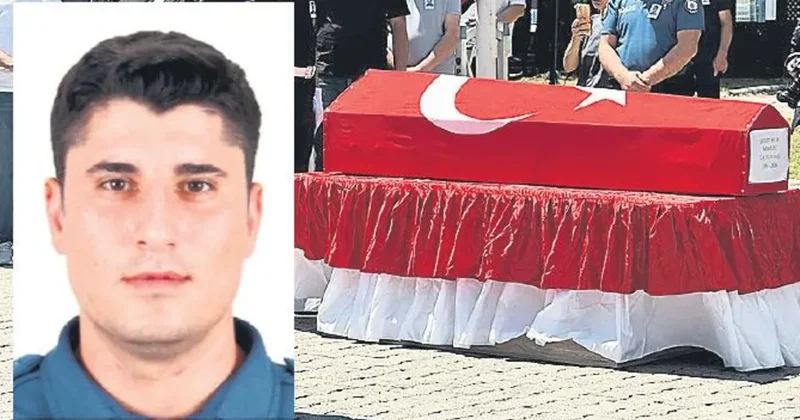 Şehit polise veda töreni
