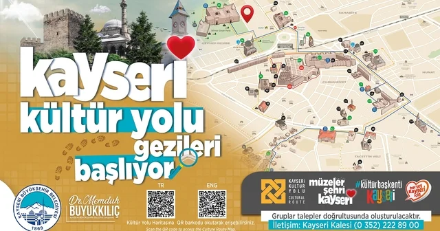 Kayseri kültür yolu gezileri başlıyor Büyükşehir ile 7 bin yıllık tarih adım adım keşfedilecek Kayseri Haberleri