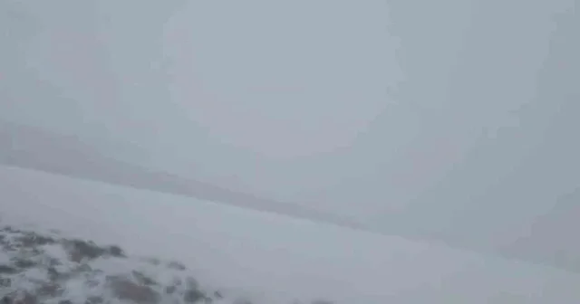 Haziran ayında yağan kar Süphan Dağı nı beyaza bürüdü VİDEO İZLE