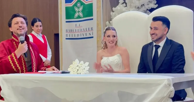 Haber7 ailesinin mutlu günü: Ahmet Ela çifti dünya evine girdi