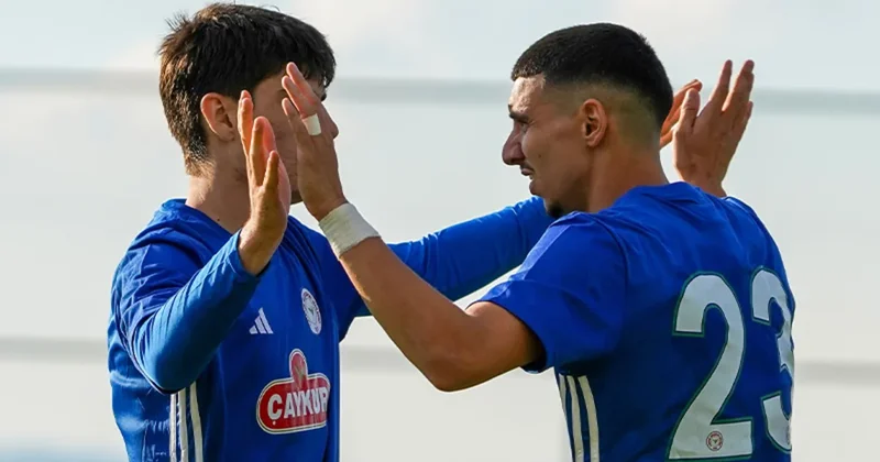 Rizespor, Dinamo Batumi engelini rahat geçti!