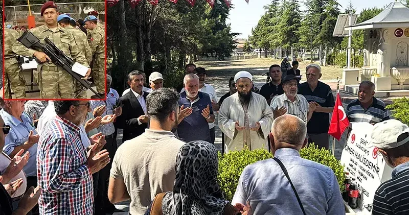 Şehadetinin 10’uncu yıl dönümünde Ömer Halisdemir’in kabrine ziyaretçi akını