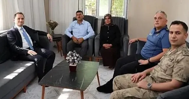 Kurtalan Kaymakamı Başara şehit aileleriyle görüştü Siirt Haberleri Habertürk Yerel Haberler