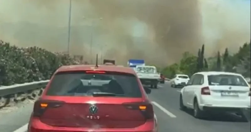 Manisa da korkutan görüntüler! Dumanlar gökyüzüne yayıldı Sözcü Gazetesi