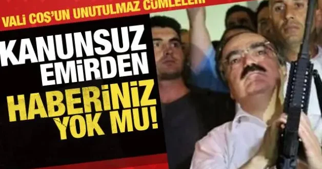 Vali Coş darbecileri böyle hizaya çekmişti: Kanunsuz emirden haberiniz yok mu!