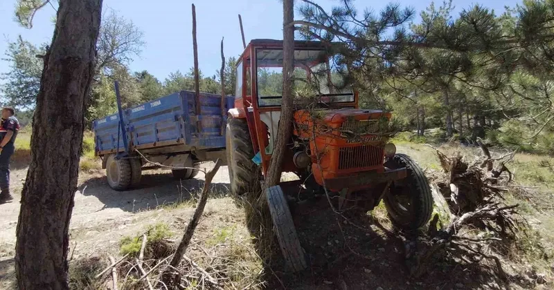 Bolu’da traktörden düşen 2 kişi yaralandı