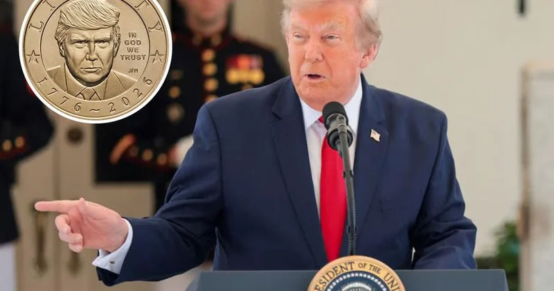ABD den Trump lı 1 Dolar Altın Para