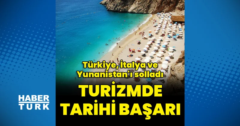 Türkiye den turizmde tarihi başarı