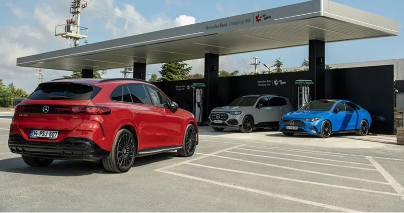 Mercedes Benz ve En Yakıt tan şarj iş birliği