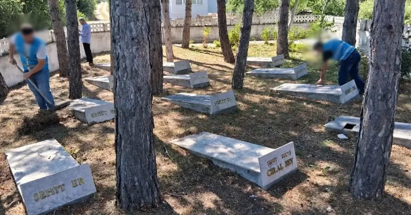 Vezirköprü’de 15 Temmuz’da şehitlikte anlamlı çalışma