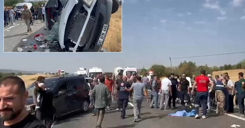 Diyarbakır da katliam gibi kaza! Ölü sayısı her geçen saat artıyor