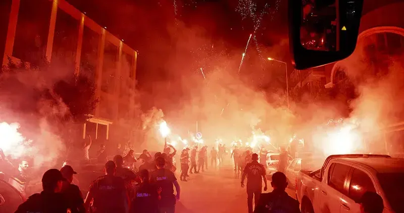 Fenerbahçe kafilesi, Ankara da coşkuyla karşılandı