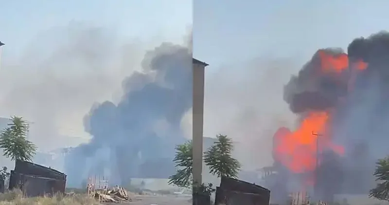 Manisa da dolum tesisinde patlama