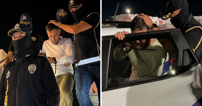6 yıllık firarı sona eren Serkan Kurtuluş un Türkiye’ye getirilme görüntüleri ortaya çıktı