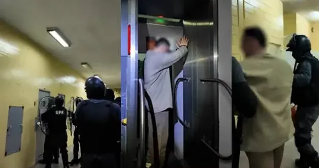 Arjantin suç örgütü elebaşının yakalanma görüntülerini paylaştı