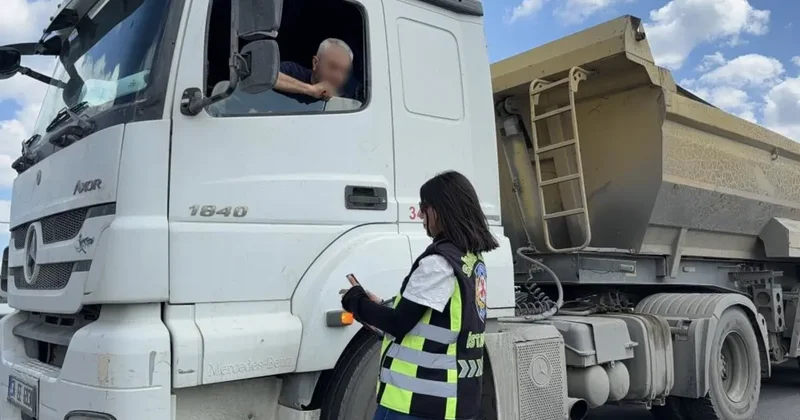 Arnavutköy’de hafriyat kamyonlarına sıkı denetim