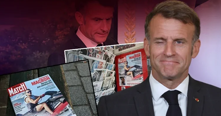 Macron paparazzilere yakalandı: Fransa da infial yaratan görüntüler