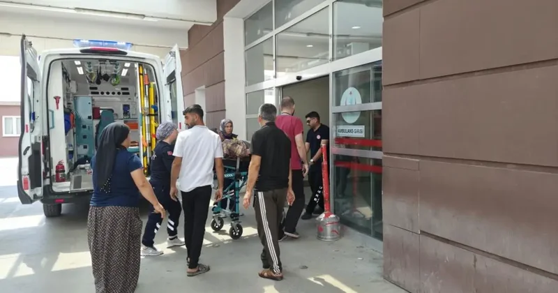 Merdivenlerden yuvarlanarak hastanelik oldu