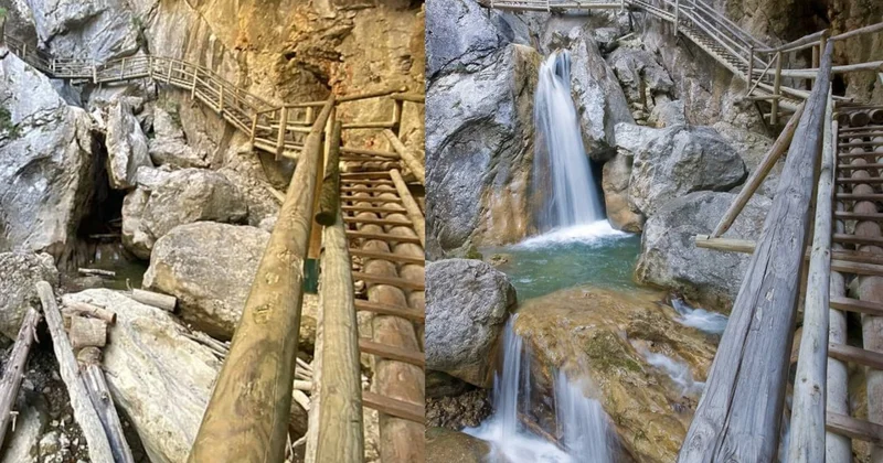 Mıknatıs gibi turist çeken ünlü kanyonun gürül gürül akan şelalesi kurudu Sözcü Gazetesi